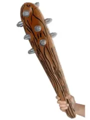 Inflatable Wood-Like Caveman Club with Spikes 87cm