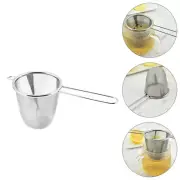 2 Pcs Tea Strainer for Teapot Colador De Cafe Stainless Steel Maker Reusable