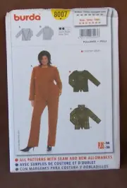 Burda Misses Pullover Sizes 18-30 Uncut Pattern 8007