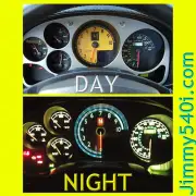 Yellow RPM Tachometer for FERRARI 360 Modena Spider(Panel Faceplate Speedometer)