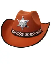 Brown Feltex Cowboy Hat