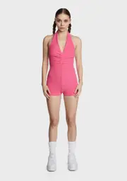 [NGOrder] Halter Velour Playsuit