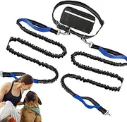 Dog Wire Cable, Reflective Dog Tie Out Cable for 2 Doggy, Nylon Doggy Lead with Storage Bag Reflective Pet Supplies for Running Outside Camping