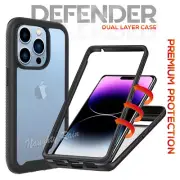 For iPhone 15 14 13 12 11 Pro Max 7 8 Plus SE XR XS Case Shockproof Dual Cover