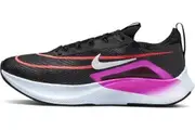 Nike Mens Zoom Fly 4 Running Athletic Shoes Sneakers - Black Hyper Violet