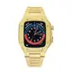 Apple Watch 4/5/6/7/SE 蘋果手錶保護殼/錶殼 金色全不鏽鋼(gold-44/45mm)