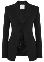 Blumarine Twill Blazer - Black - 42 (UK10 / S) 42 (UK10 / S)