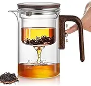 Eternititea Magic Pot, Enchanti Teapot, Magnetic Filtration Pot with Handle, Long Spout Water Separation Glass, New Magical Teapot Glass, Magnetic GlassTea Kettle (800ml)