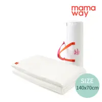 在飛比找momo購物網優惠-【mamaway 媽媽餵】抗敏防蹣 智慧調溫嬰兒床墊愛心床套