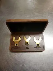 1994 Mac Tools Limited Edition 24k Gold Plated Crow Foot Wrench Set Box