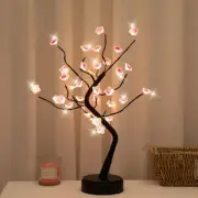 Cherry Tree Bonsai Lamp Beautiful Cherry Blossom Tree Light with 36 LEDs-~