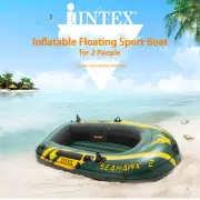 Inflatable Floating Sport Boat with Oars Paddles Water Sports River Lake 2People