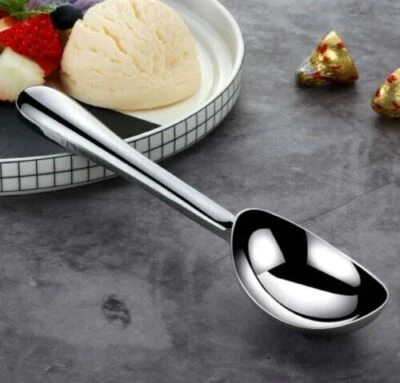 Ice Cream Scoop Stainless Steel Thickening Handle Ergonomic for Hard Ice Cream
