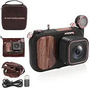 Digital Camera with Full Color Night Vision, 5K 96MP 4 Beauty Filters 2500mAh 50X Digital Zoom WiFi Vlogging Camera with 3.5inch Screen, Compact Travel Camera with Storage Bag
