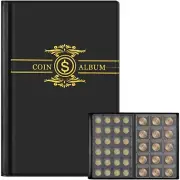 300 Pockets Coin Collection Book Holder Album for Collectors Money Currency