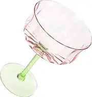 TEMPNAP Gradient Drinking Goblet Vintage Faceted Cocktail Glass for Parties for Wine and Elegant Design for Any Occasion Travel Friendly Wine Glasses