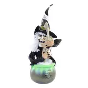 Halloween Witch With Cauldron Plastic Potions Shull Animated Xfgh77349