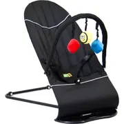 Vee Bee Baby Minder Cushioned Rocker/Bouncer for Infant Seat/Chair w/Toys Black