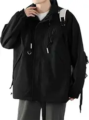 [Generic] Men Windbreaker Military Outerwear Tactical Pilot Coat Hoodie Windproof Army Clothes Jacket