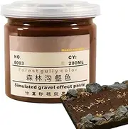 Miniature Basing Sand Mud,200ml Miniature Basing Earth Texture Sand Mud - Crafting Beginners Making Plain Wilderness Desert Scenery Tool for Home, School