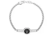 Maserati Ladies' Silver Steel Bracelet JM416AIK08 - Timeless Elegance Exemplified