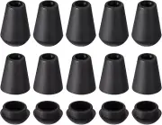 Bell End Stoppers Plastic Cord Rope End Lock Rope Fasteners Toggle Clip with Lid