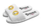Bundaberg Rum Bundy Terry Towelling Open Toe Embroidered Slippers