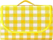 Foldable Picnic Blanket | Waterproof Picnic Blanket | 80X80Inch Washable Weatherproof Quick-Dry Outdoor Rug for Beach Camping Hiking Travel