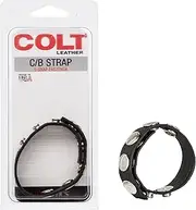 California Exotics COLT Adjustable 5-Snap Leather Strap