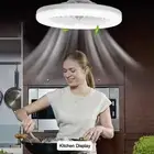 with LED Lighting Ceiling Fan Remote Control Fans Living Room
