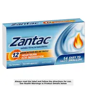 Zantac Heartburn & Indigestion Relief 150mg - 14 Tablets