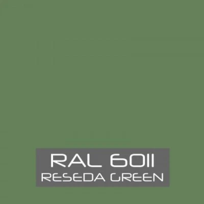 Powder coat powder Reseda Green RAL 6011 SEMI-GLOSS 0.5-1kg