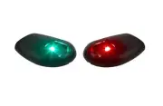 SEA-DOG 400078-1 BLACK SIDE MOUNT LED NAVIGATION LIGHTS - 1 NM - PORT &