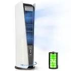 10000mAh Tower Fan for Bedroom,Quiet Floor Fan,180° Oscillating Bladeless Fan...