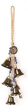 Himoswis Witch Bells for Door Knob for Protection-Witchcraft Supplies Door Hanging Bells as Samhain Altar Decorations,Wicca Decor Pagan Withy Home Room Decor,Set B