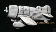 GEE BEE RACER SUPER SPORTSTER RACER PEWTER HAT LAPEL VEST PIN UP RACE RENO AIR