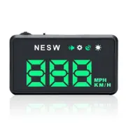 GPS Smart Car Digital Speedometer HUD Head Up Display Driving Speeding Alarm