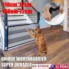 Large Pet Gate Mesh Fence Net Dog Baby Safety Portable Guard Indoor Kitchen Home
