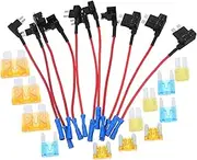 1 Set Circuit Switch Kit Automotive Fuse Mini Breaker Maxi Fuse Accessories Key Wrench Car Accessories Charger Standard Car Charger Synthetic Racing Led Light Bar Plastic