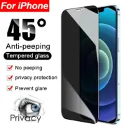 Anti-Spy Privacy Glass Screen Protector For iPhone 16 Plus 15 14 13 12 11 7 8 XR