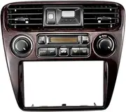 AC HVAC Climate Heater Temperature Control Panel 5452 79600-S84-A41ZA Compatible For Honda Accord 98-02(Wood)