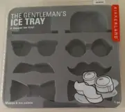 The Gentleman's Silicone Ice Cube Tray Kikkerland Makes 8 Ice Cubes
