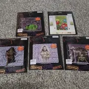 5 Packs Halloween Wall Decoration Invading Monster Skeleton Mummy Fireplace