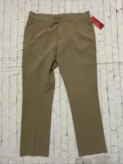 Ben Hogan Men’s 5 Pocket Performance Golf Pants 35x30 Heather Khaki New