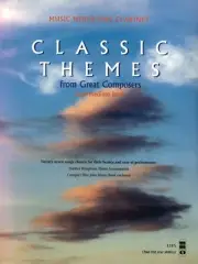 Classic Themes from Great Composers Clarinet Solo Sheet Music Minus One Book CD