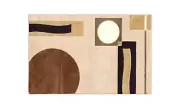On the Line Scatter Area Plush Modern Rug 19"x33"