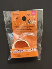 Daiso Disney Shaped Mickey and Friends Halloween masking paper die cut tape
