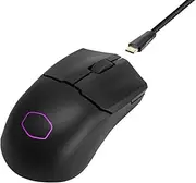 Cooler Master MM712 RGB Gaming Mouse - Ultralight 59g, Hybrid Wireless, 19K DPI PAW3370 Optical Sensor, 70 Million Clicks Optical Switch, On-The-Fly, MasterPlus+ (38K DPI, PC Only) - Black