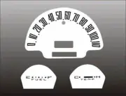 White Face Gauges for 1966-1973 Jeep Commando (for: Jeep)