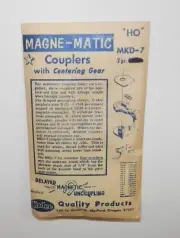 Kadee HO Scale Magne-Matic Couplers with Centering Gears #MKD-7 NIP